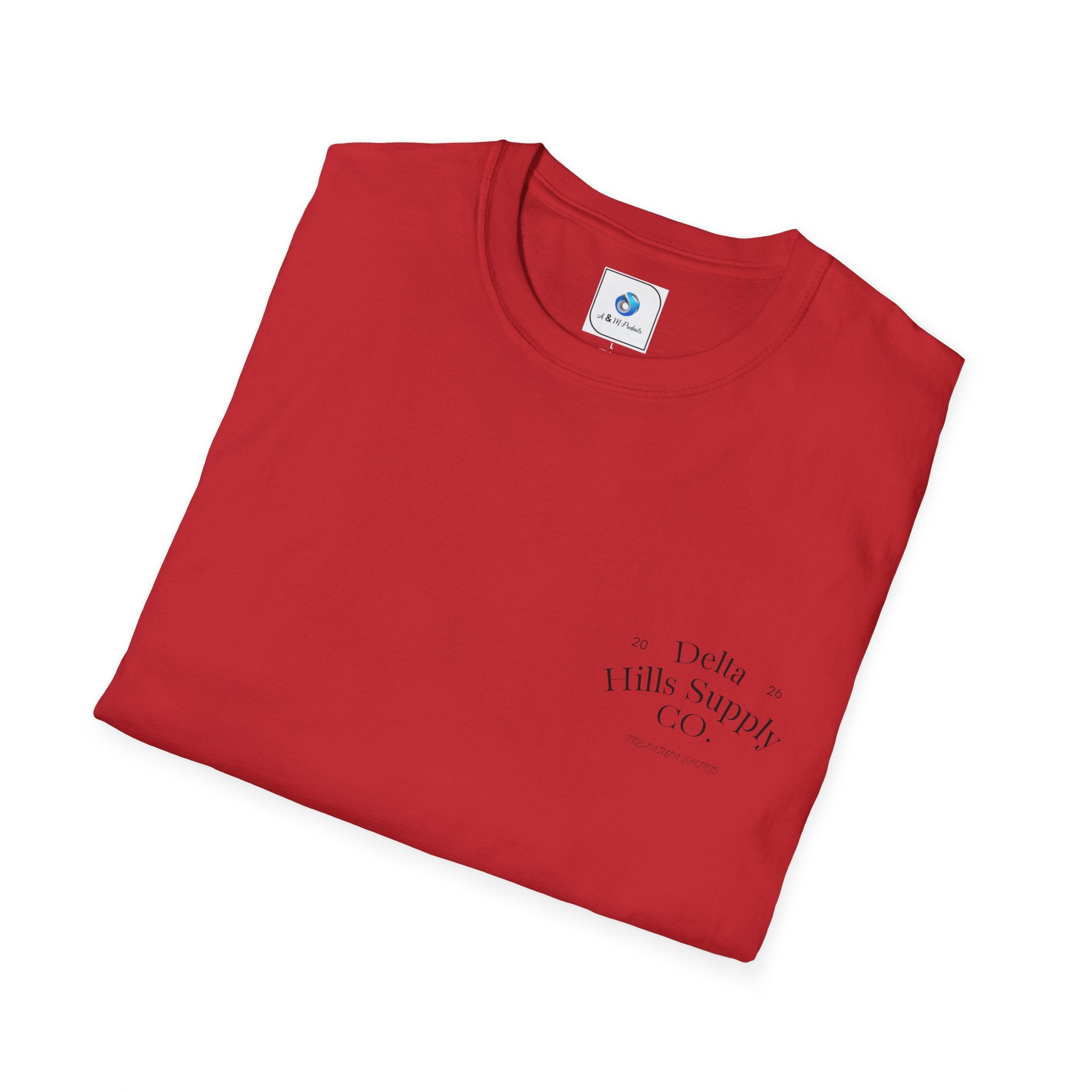 Monday Builds It Workwear T-Shirt | Blue Collar Graphic Tee | Delta Hills Supply Co