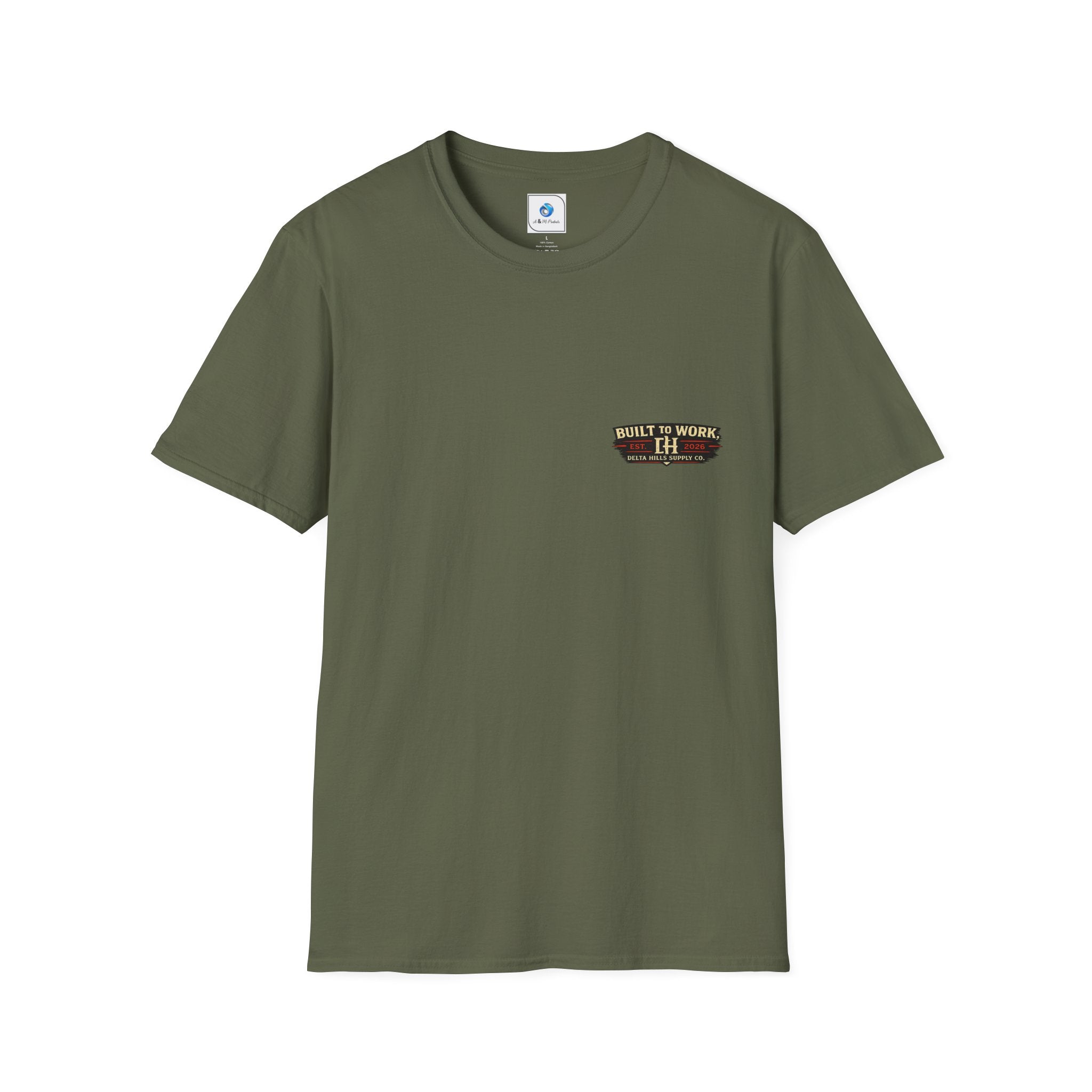 Delta Hills Garage™ | Getting Dirty So Your Wife Doesn't Have To Push | Vintage Mechanic T-Shirt