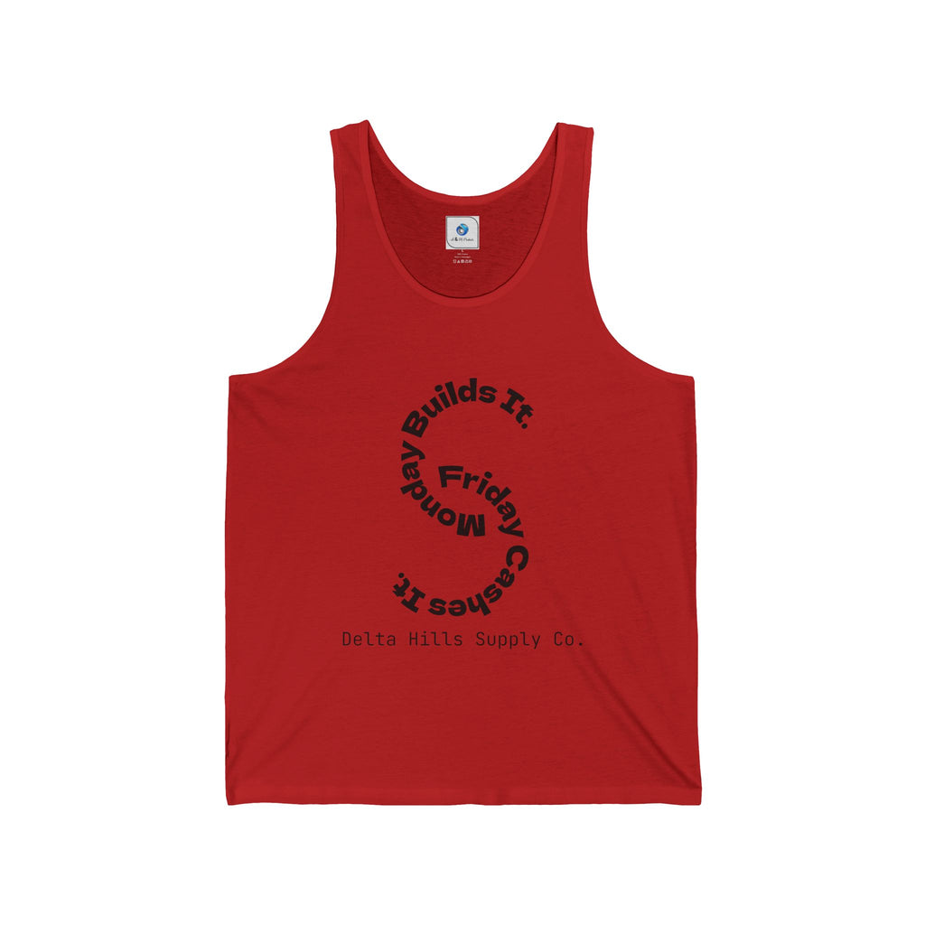 Monday–Friday Workweek Tank Top | Funny Blue Collar Shirt | Delta Hills Supply Co