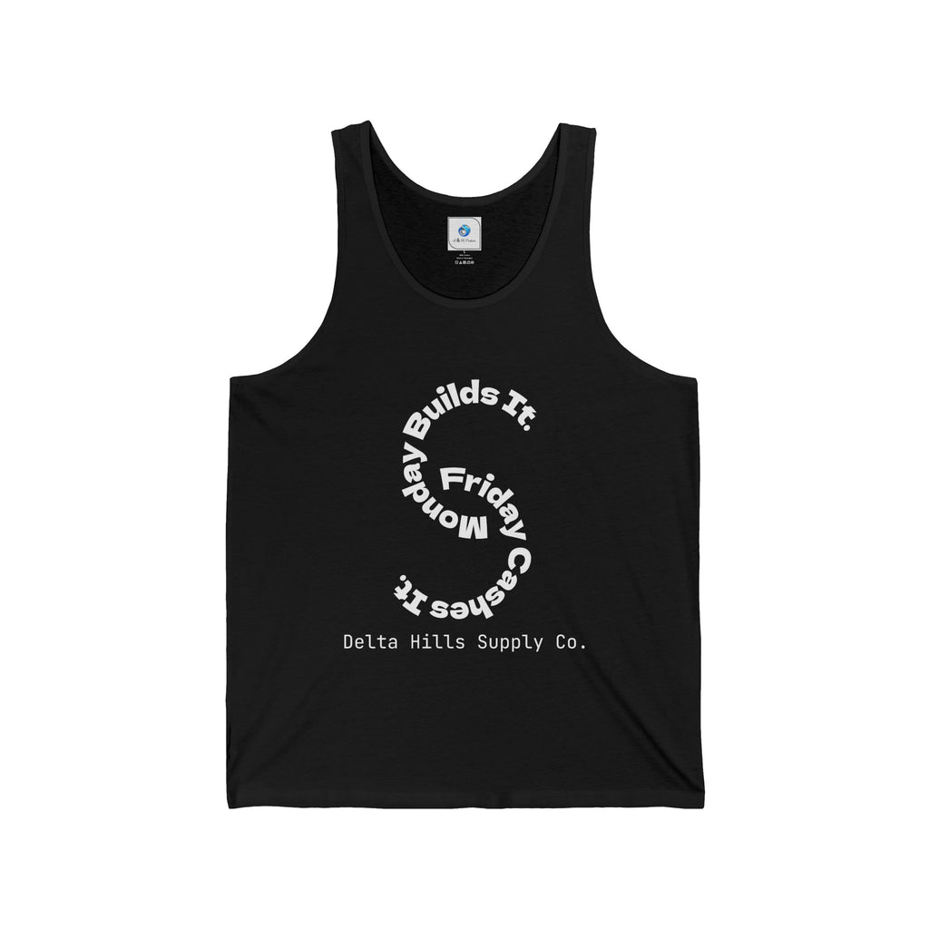 Monday–Friday Workweek Tank Top | Funny Blue Collar Shirt | Delta Hills Supply Co