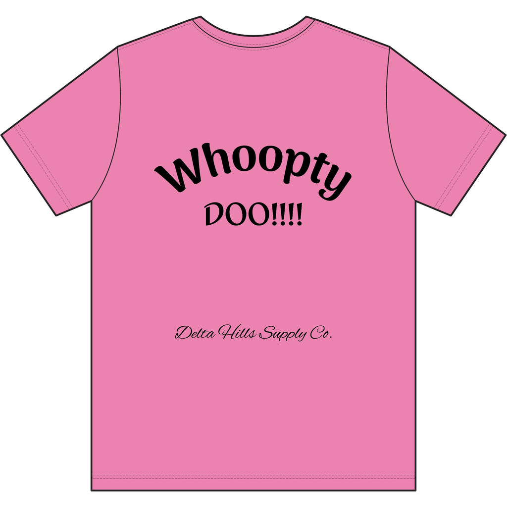 Whoopty Doo High-Vis Work T-Shirt | Funny Safety Shirt | Blue Collar Workwear | Delta Hills Supply Co