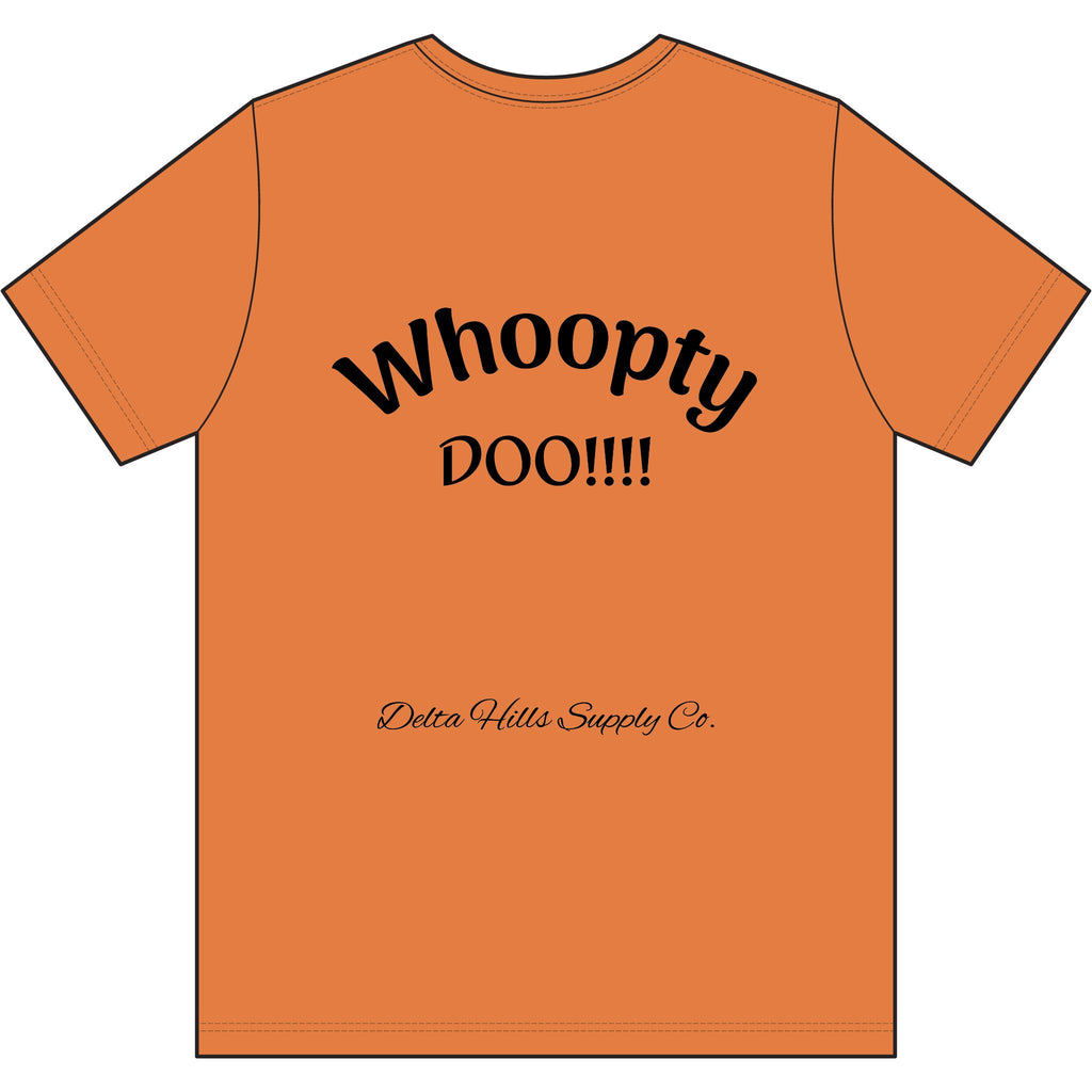 Whoopty Doo High-Vis Work T-Shirt | Funny Safety Shirt | Blue Collar Workwear | Delta Hills Supply Co