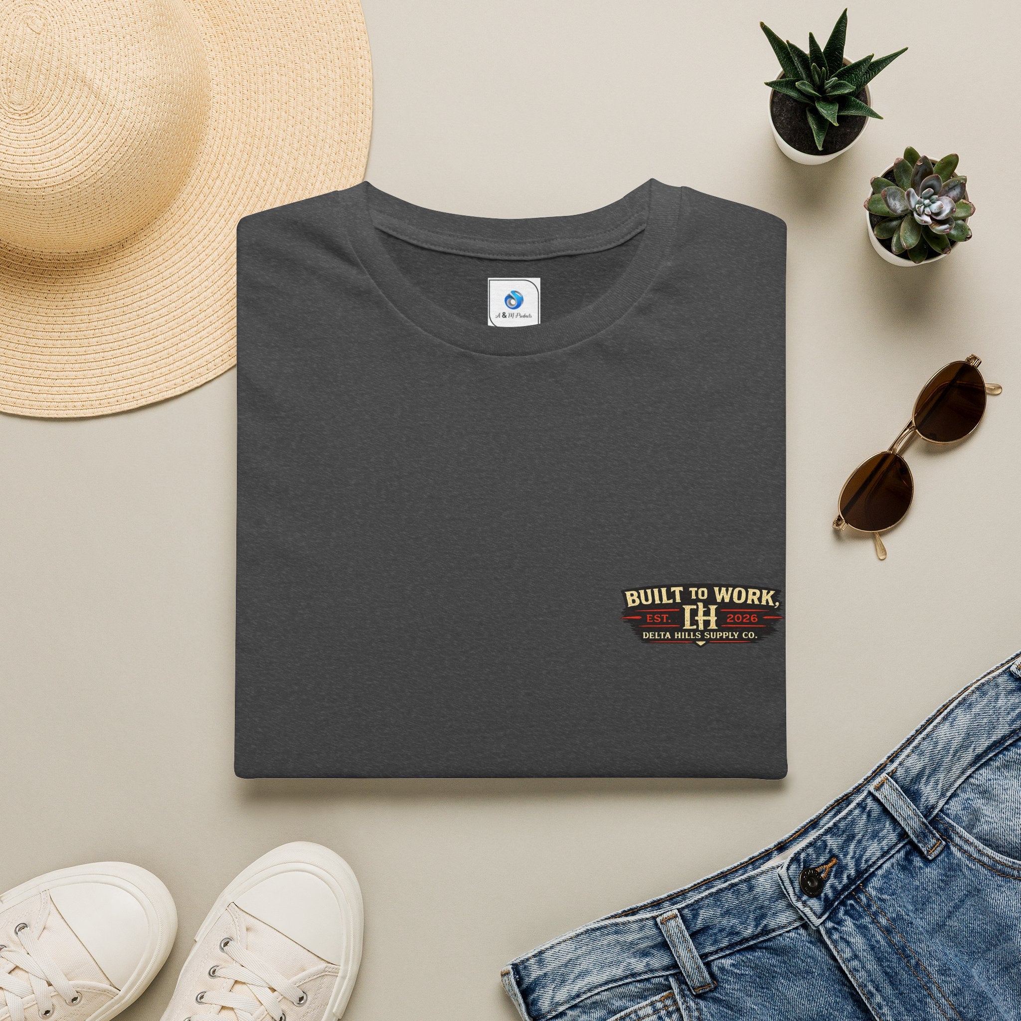 Delta Hills Plumbing™ | Going Down Where Most Men Won't | Vintage Plumber T-Shirt