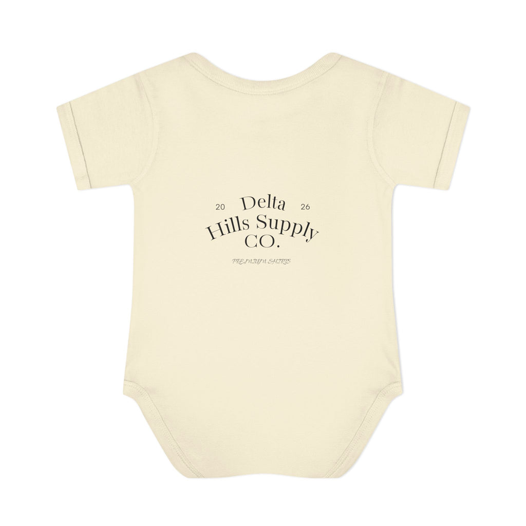 Delta Hills Supply Co. Infant Bodysuit – “Apprentice On Break”