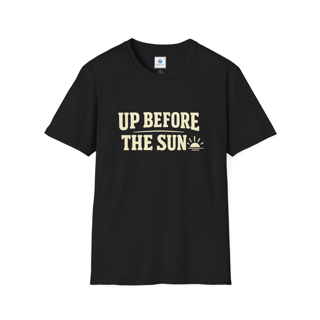 Up Before The Sun T-Shirt | Blue Collar Workwear Tee | Southern Lifestyle Apparel | Delta Hills Supply Co