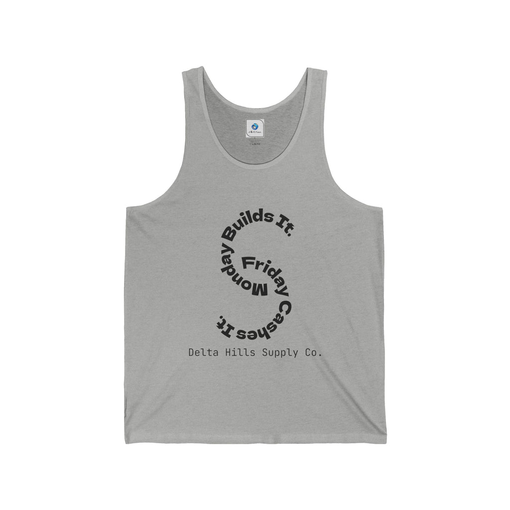 Monday–Friday Workweek Tank Top | Funny Blue Collar Shirt | Delta Hills Supply Co