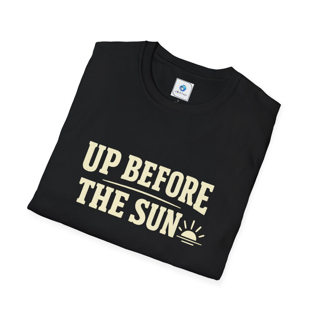 Up Before The Sun T-Shirt | Blue Collar Workwear Tee | Southern Lifestyle Apparel | Delta Hills Supply Co