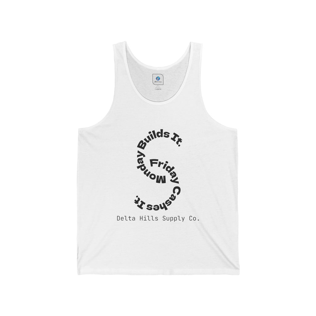 Monday–Friday Workweek Tank Top | Funny Blue Collar Shirt | Delta Hills Supply Co