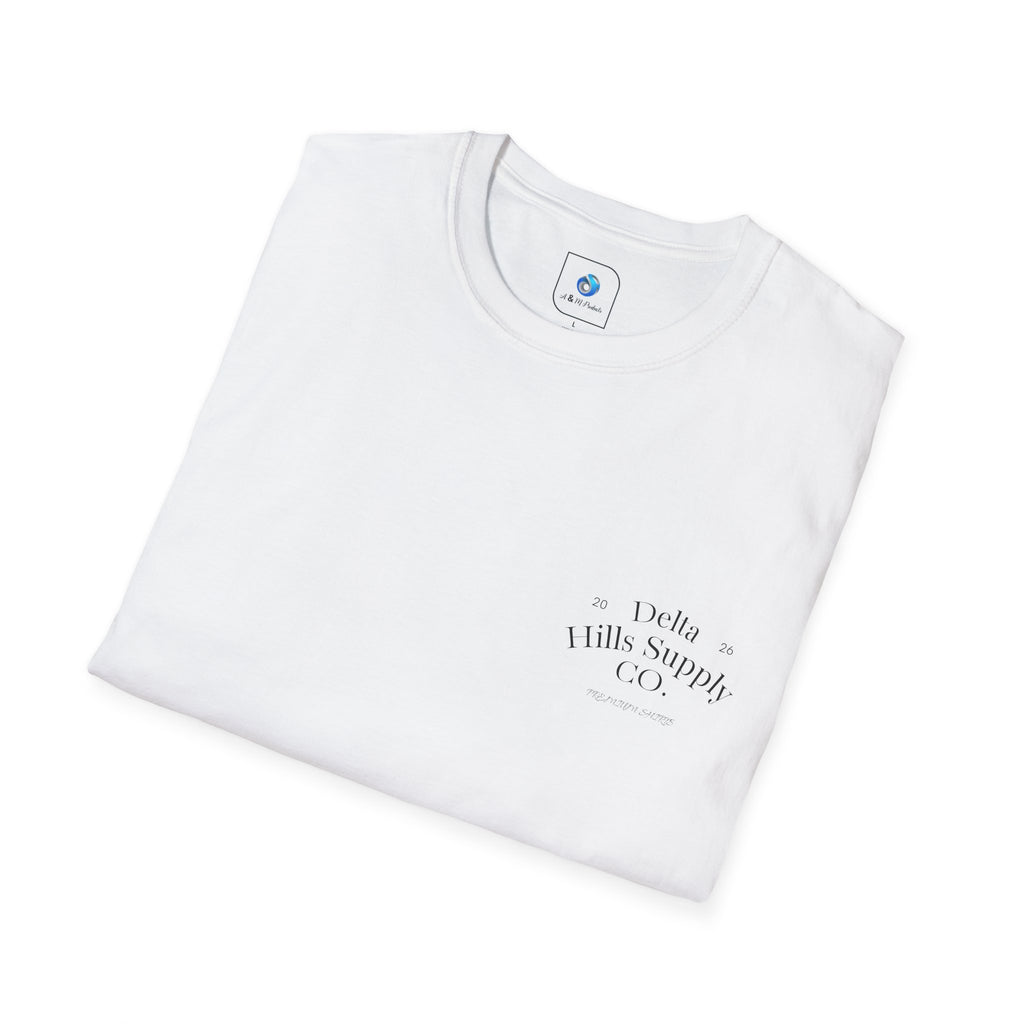 Monday Builds It Workwear T-Shirt | Blue Collar Graphic Tee | Delta Hills Supply Co