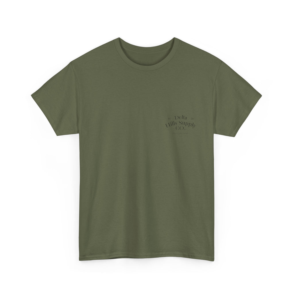 Raised to Work Workwear T-Shirt | Blue Collar Graphic Tee | Delta Hills Supply Co