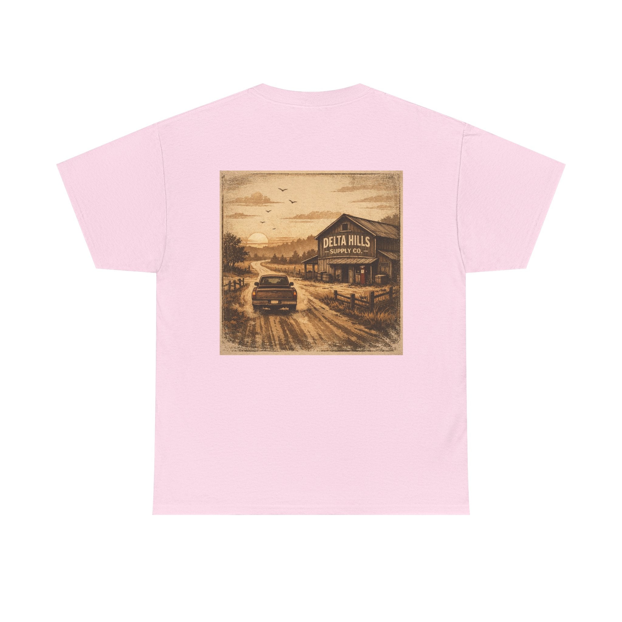 At Sunset Workwear T-Shirt | Blue Collar Graphic Tee | Delta Hills
