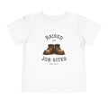 Raised on Job Sites Toddler Shirt | Kids Blue Collar Graphic Tee | Delta Hills Supply Co