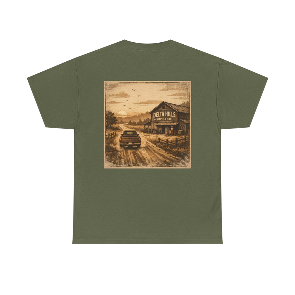 Delta Hills Supply Co. At Sunset Workwear Tee